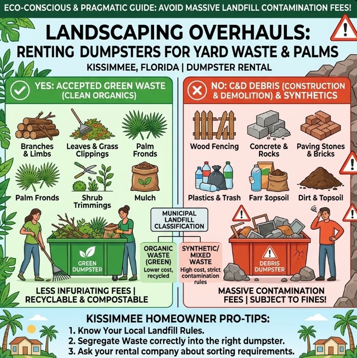 Dumpster Rental Kissimmee, Florida: Yard Waste Guide
