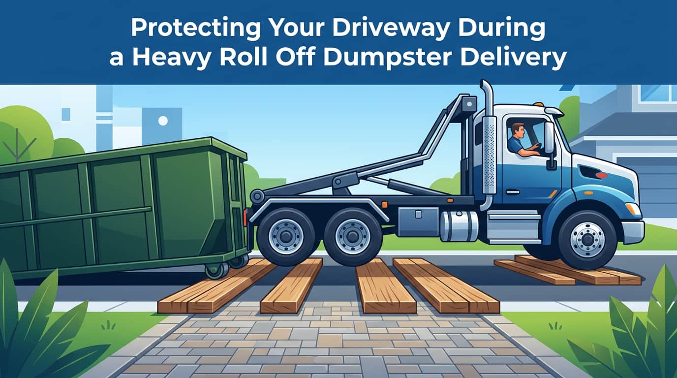 How to Protect Your Kissimmee Driveway From Dumpster Damage