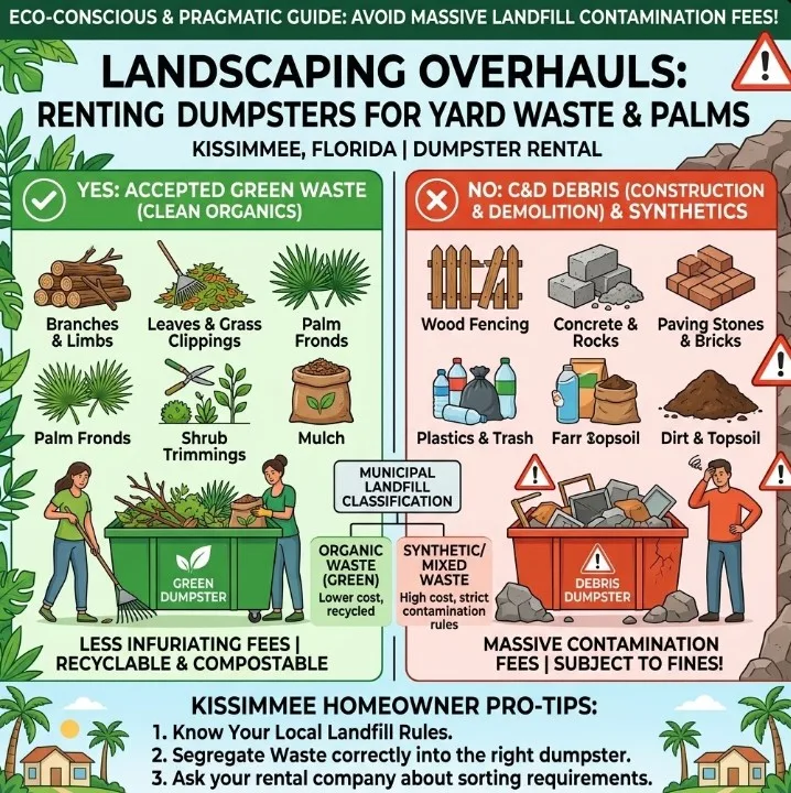Dumpster Rental Kissimmee, Florida: Yard Waste Guide