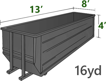 16yd dumpster